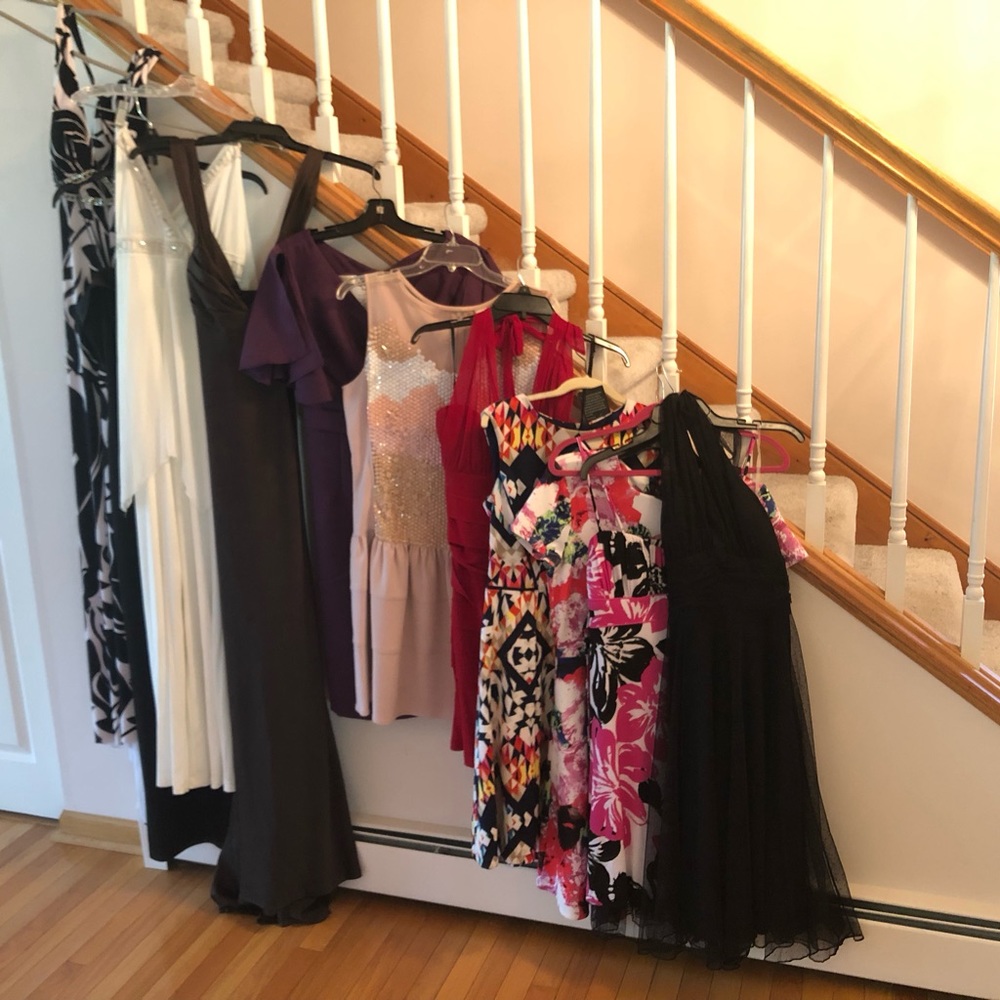 Dresses; formal, prom, evening, or casual